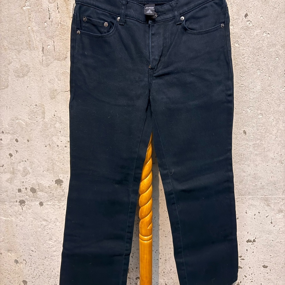 New York & Company Wonen’s  Black Bootcut Jeans Size 2 Petite New